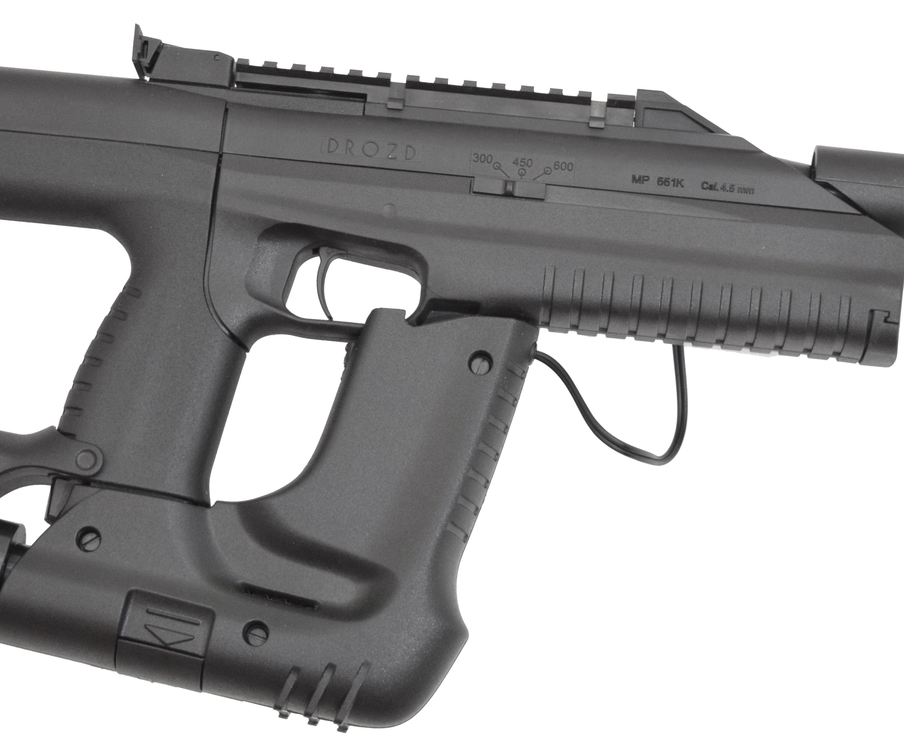 Пневматический пистолет МР-661К-08 ДРОЗД бункерный 4,5 мм