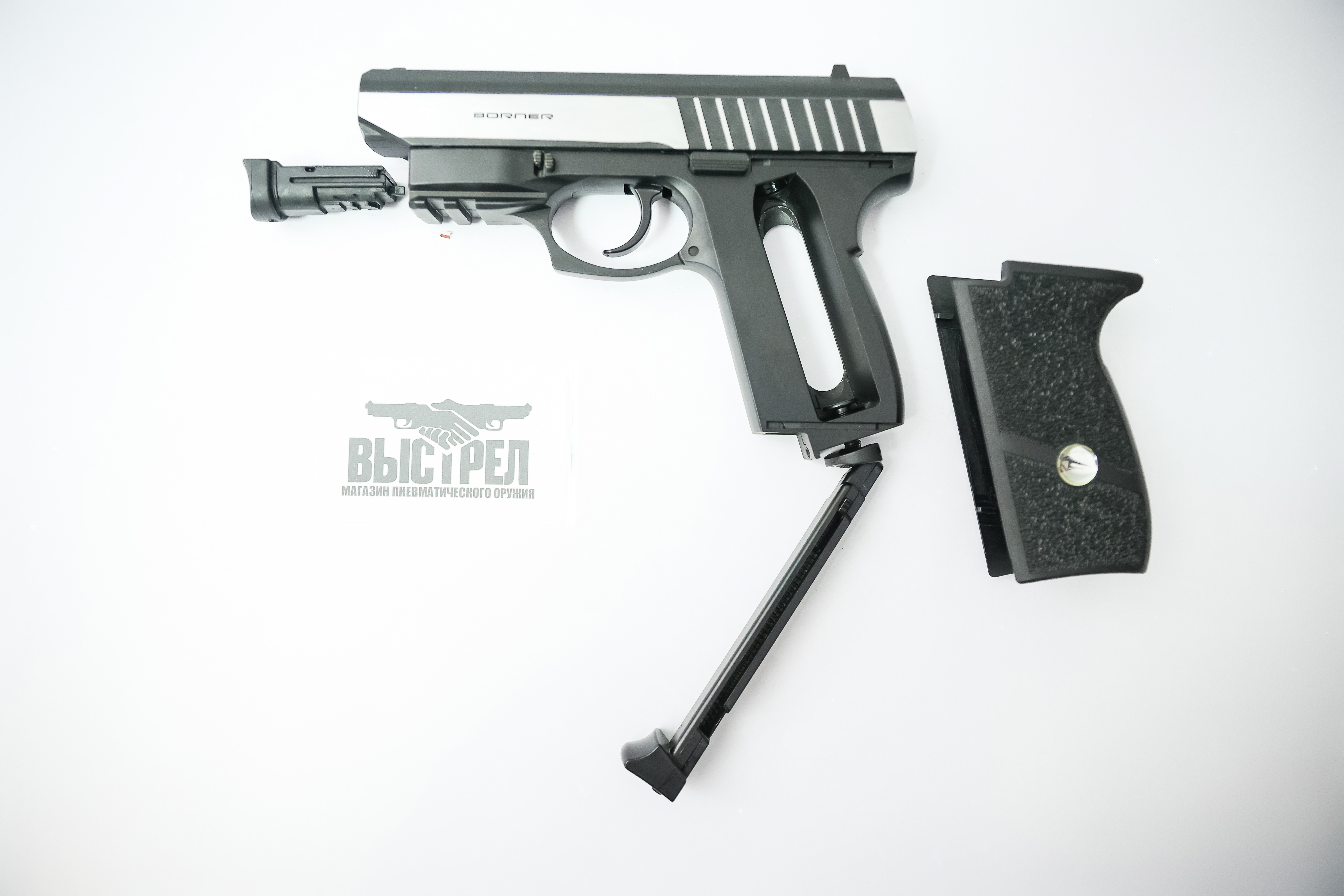 Пневматический пистолет Borner Panther 801 4,5 мм
