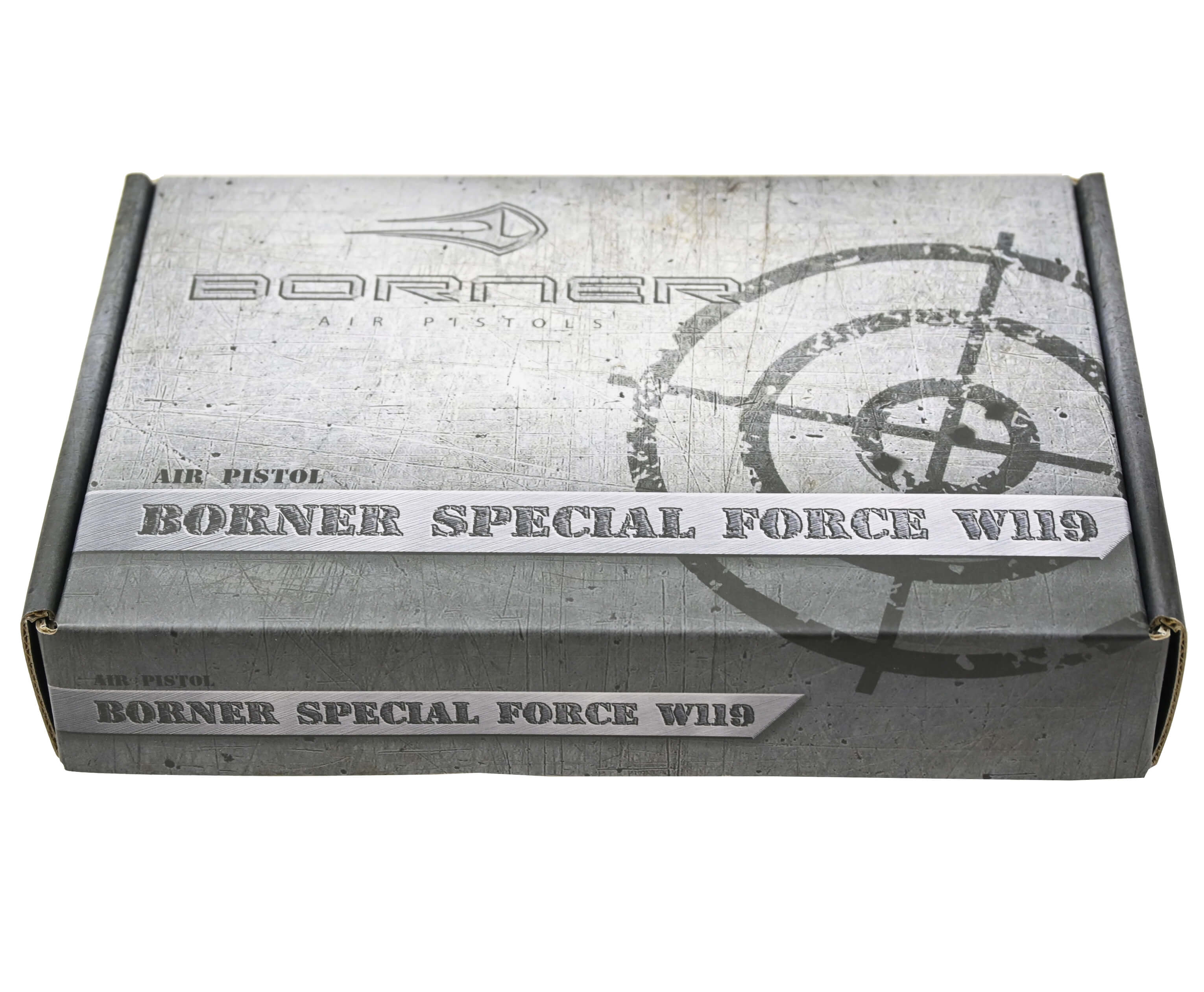 Пневматический пистолет Borner W119 (Glock 17) 4,5 мм