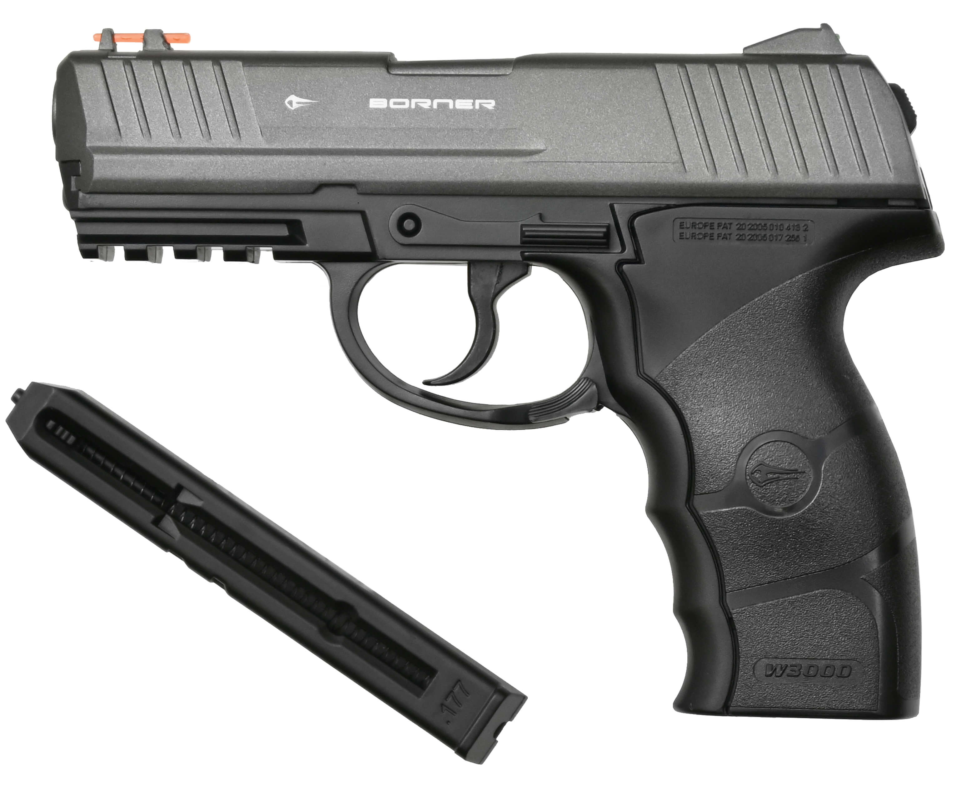 Пневматический пистолет Borner W3000 4,5 мм