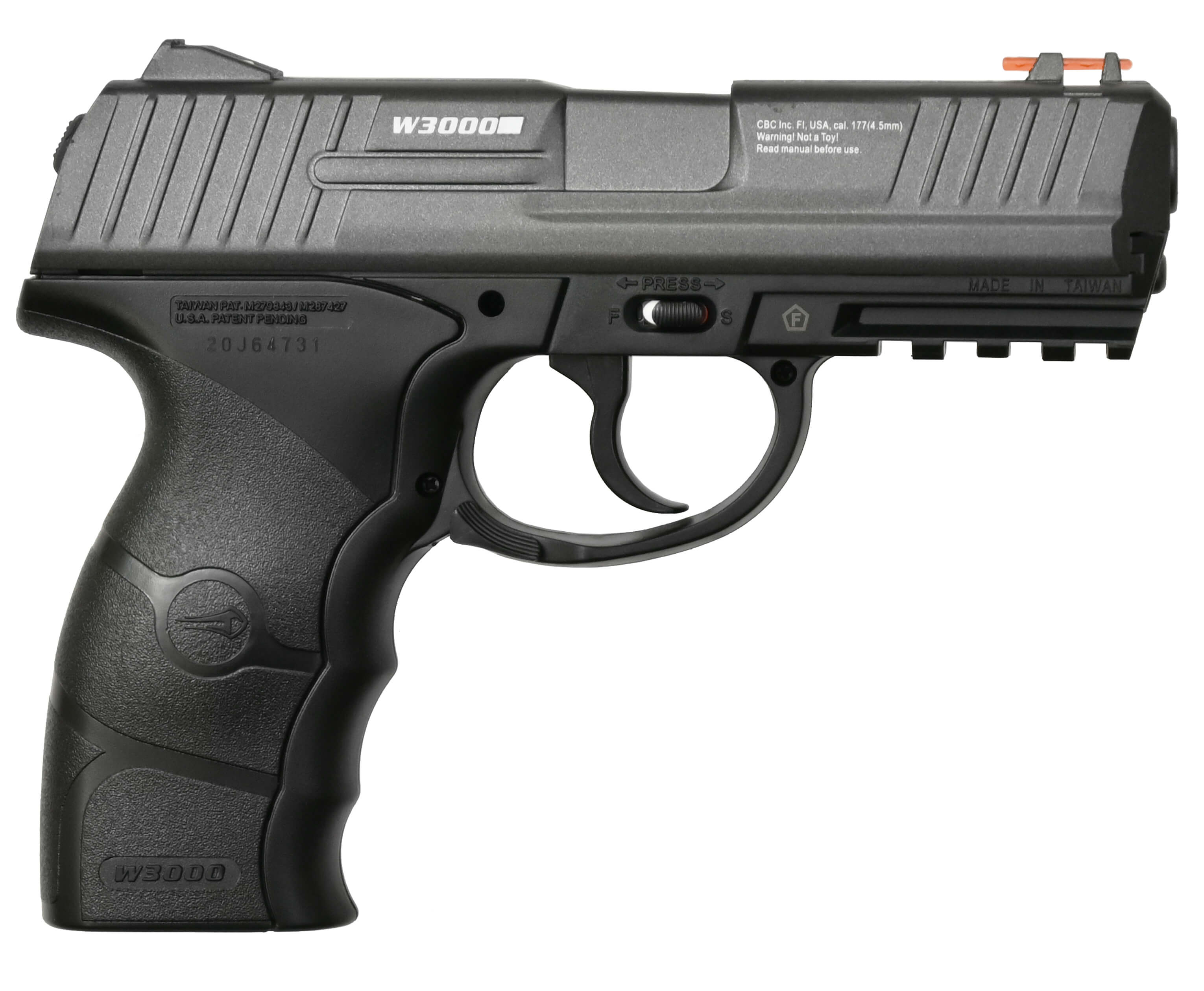 Пневматический пистолет Borner W3000 4,5 мм