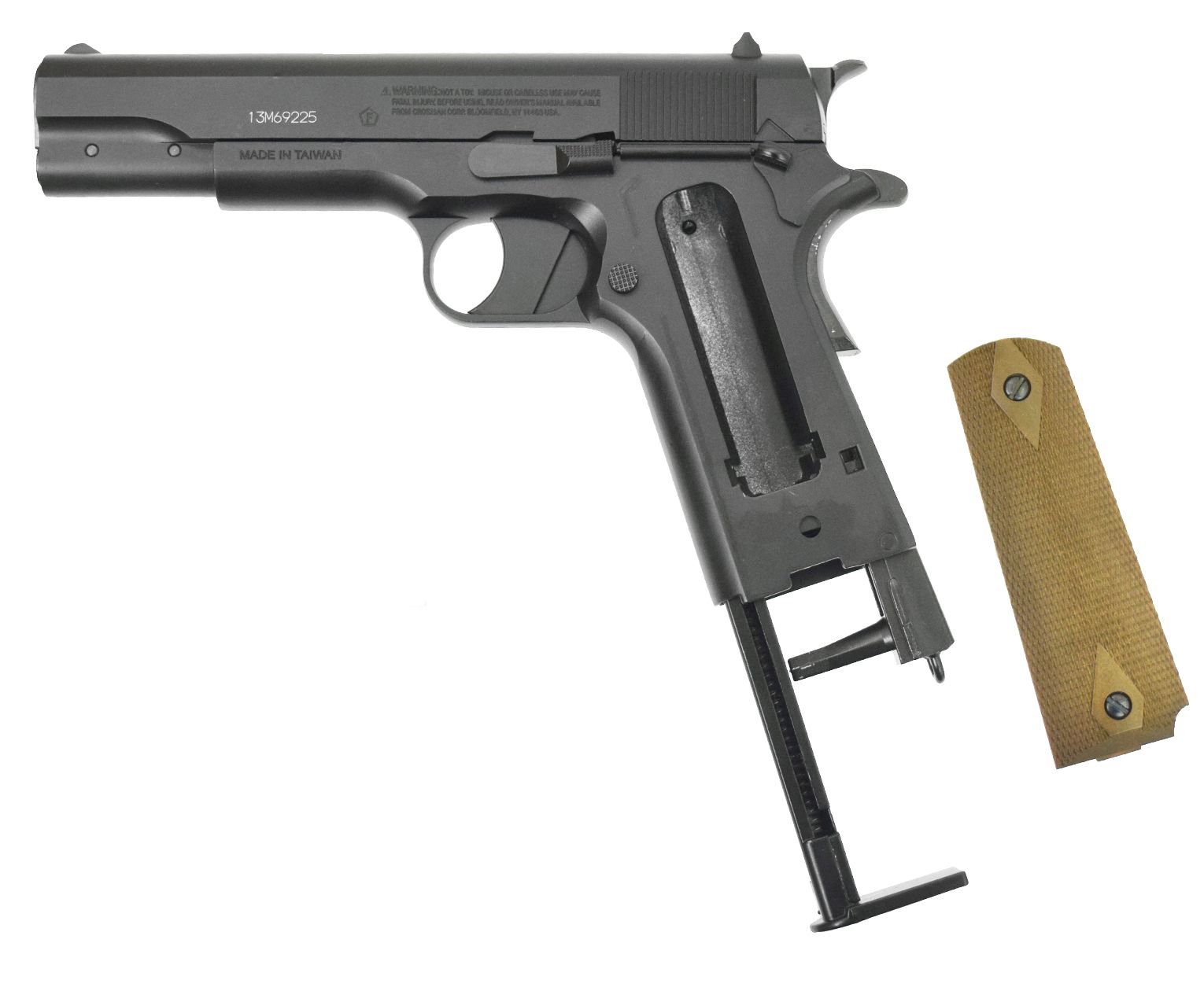Пневматический пистолет Crosman 1911BB 4,5 мм (blowback)