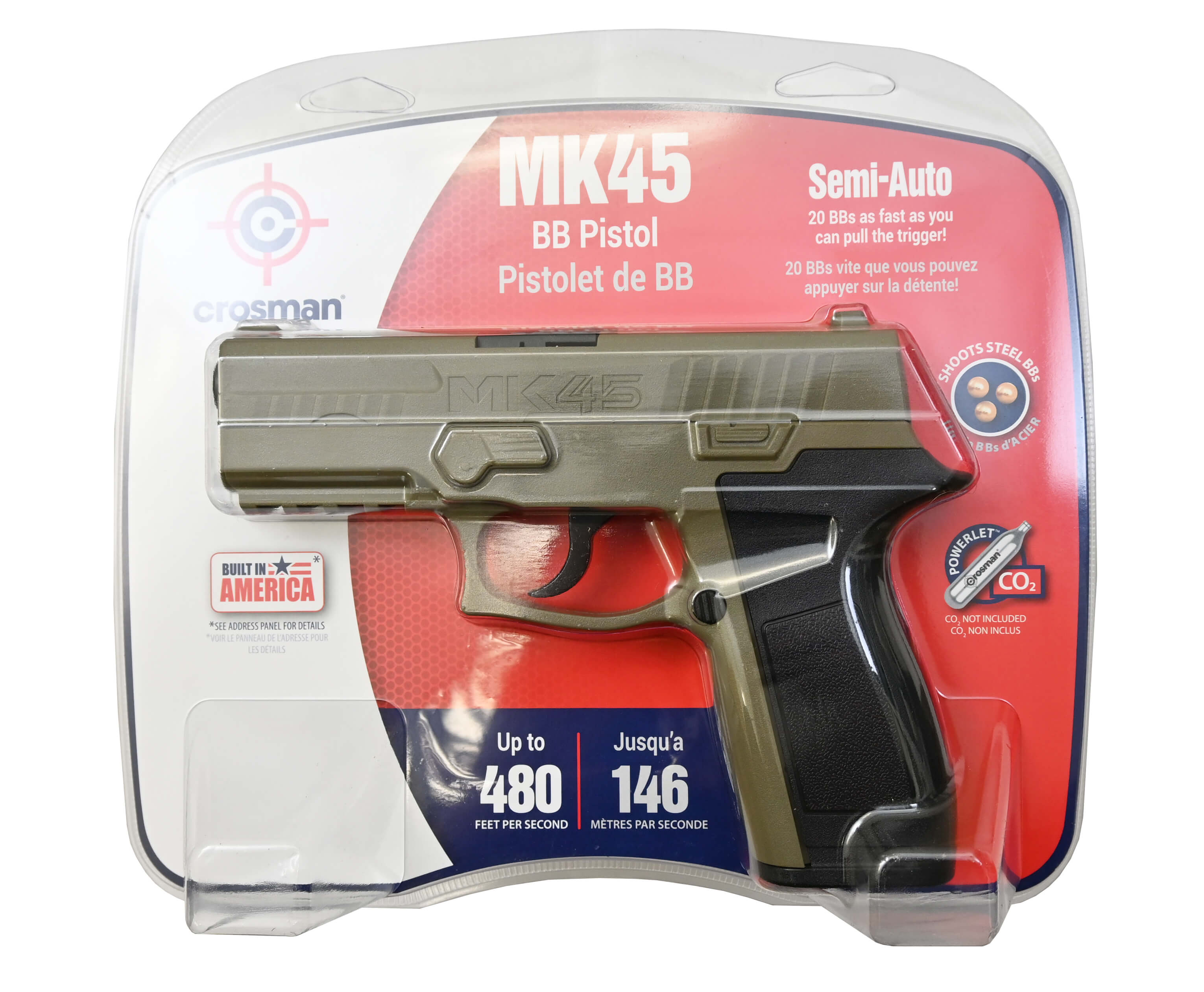 Пневматический пистолет Crosman MK 45 4,5 мм