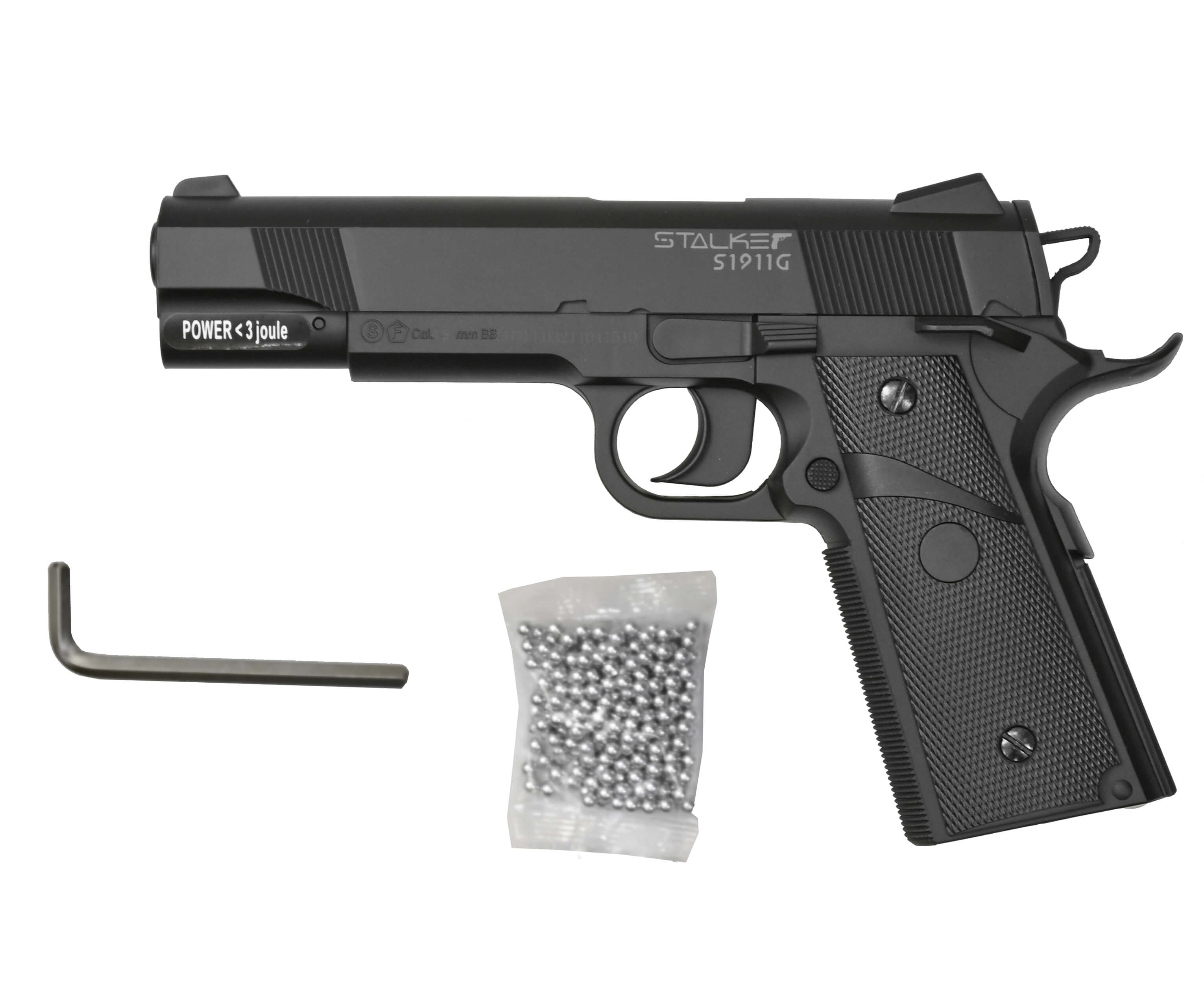 Пневматический пистолет Stalker S1911G 4,5 мм
