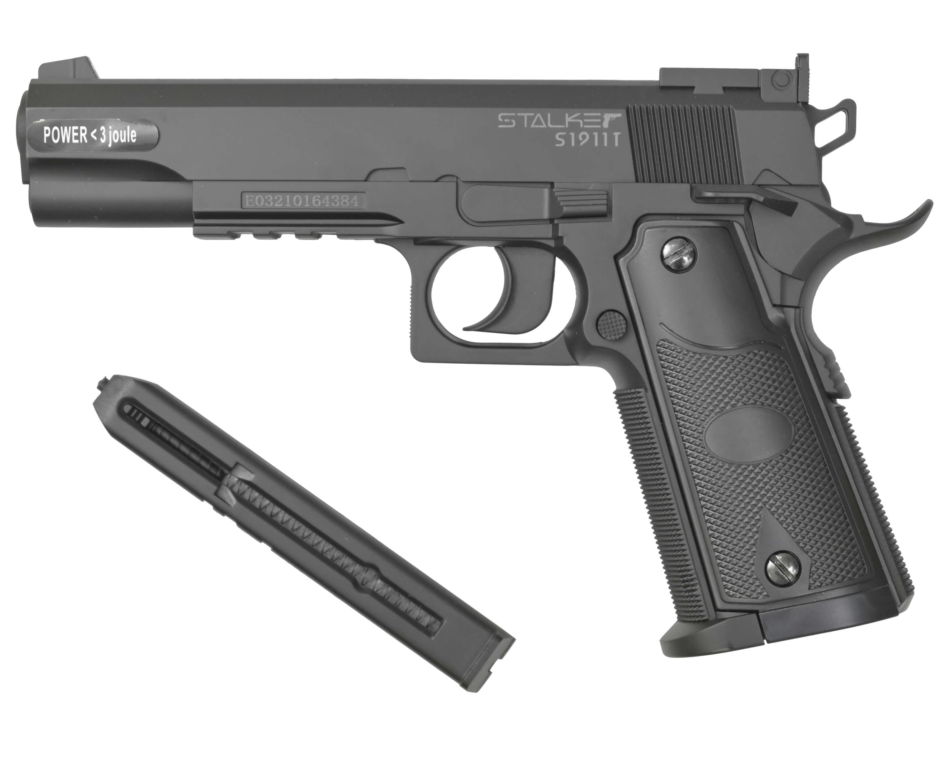 Пневматический пистолет Stalker S1911T 4,5 мм ST-12051T
