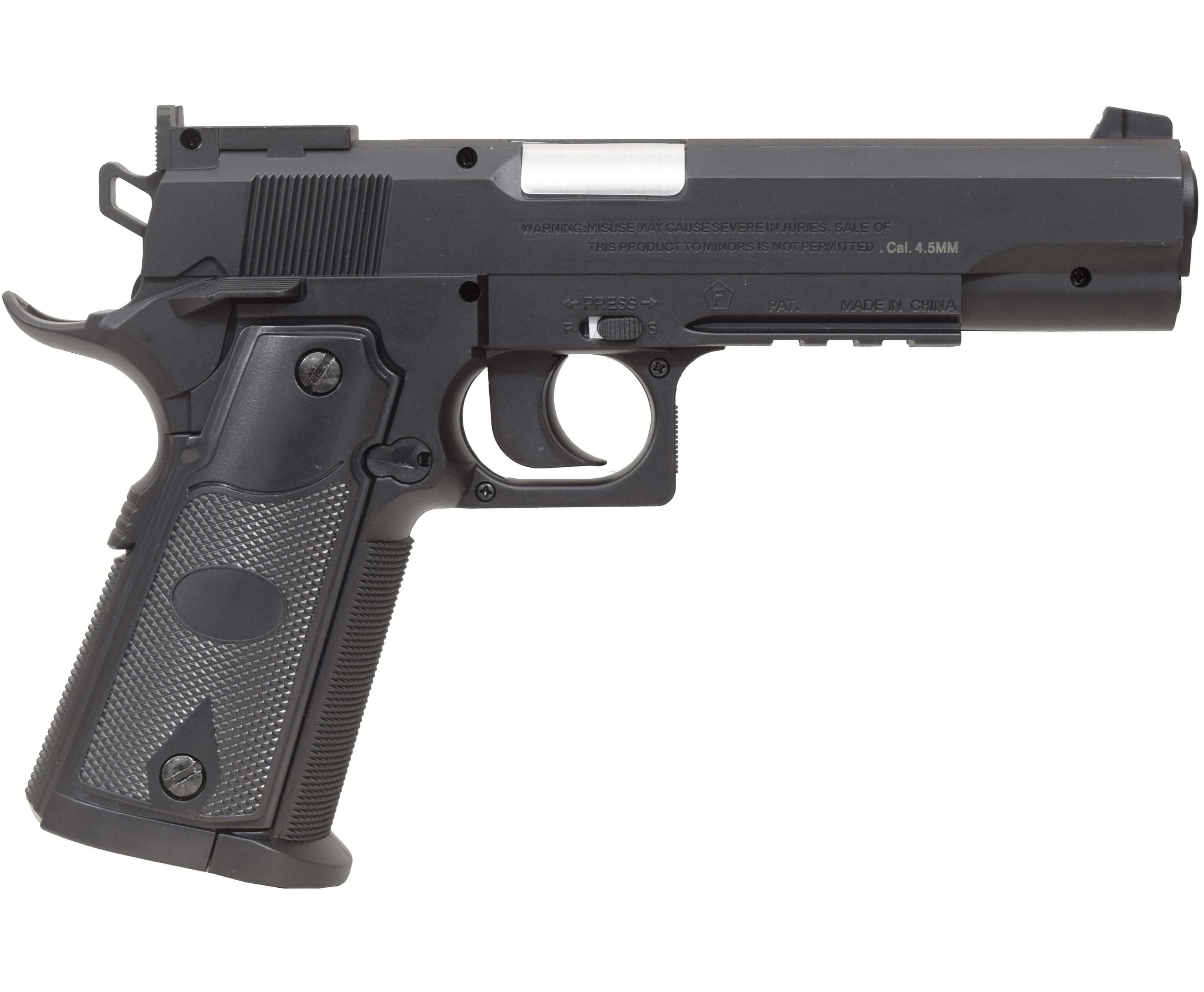 Пневматический пистолет Stalker S1911T 4,5 мм ST-12051T