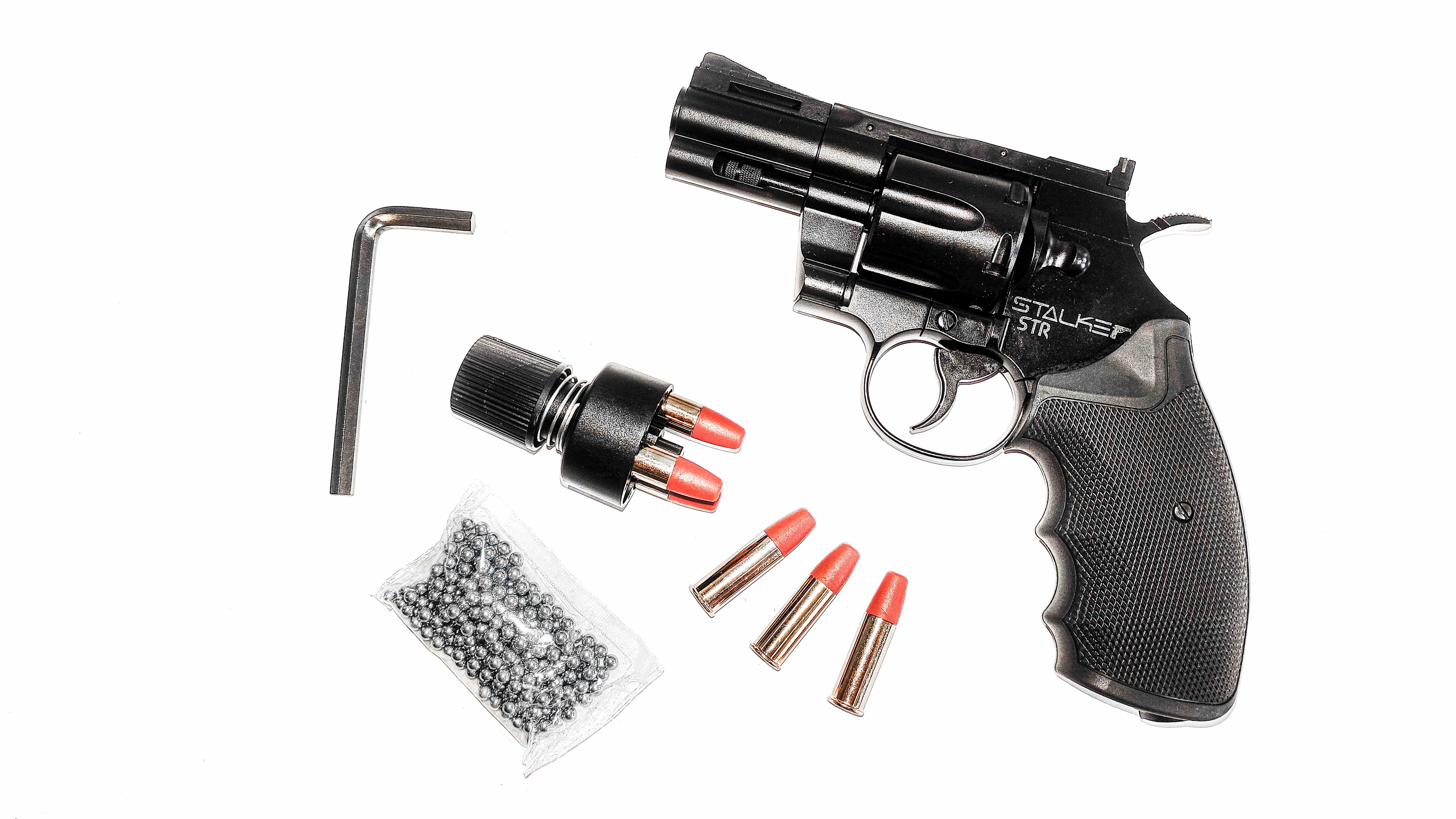 Пневматический револьвер Stalker STR COLT PYTHON 2,5 4,5 мм