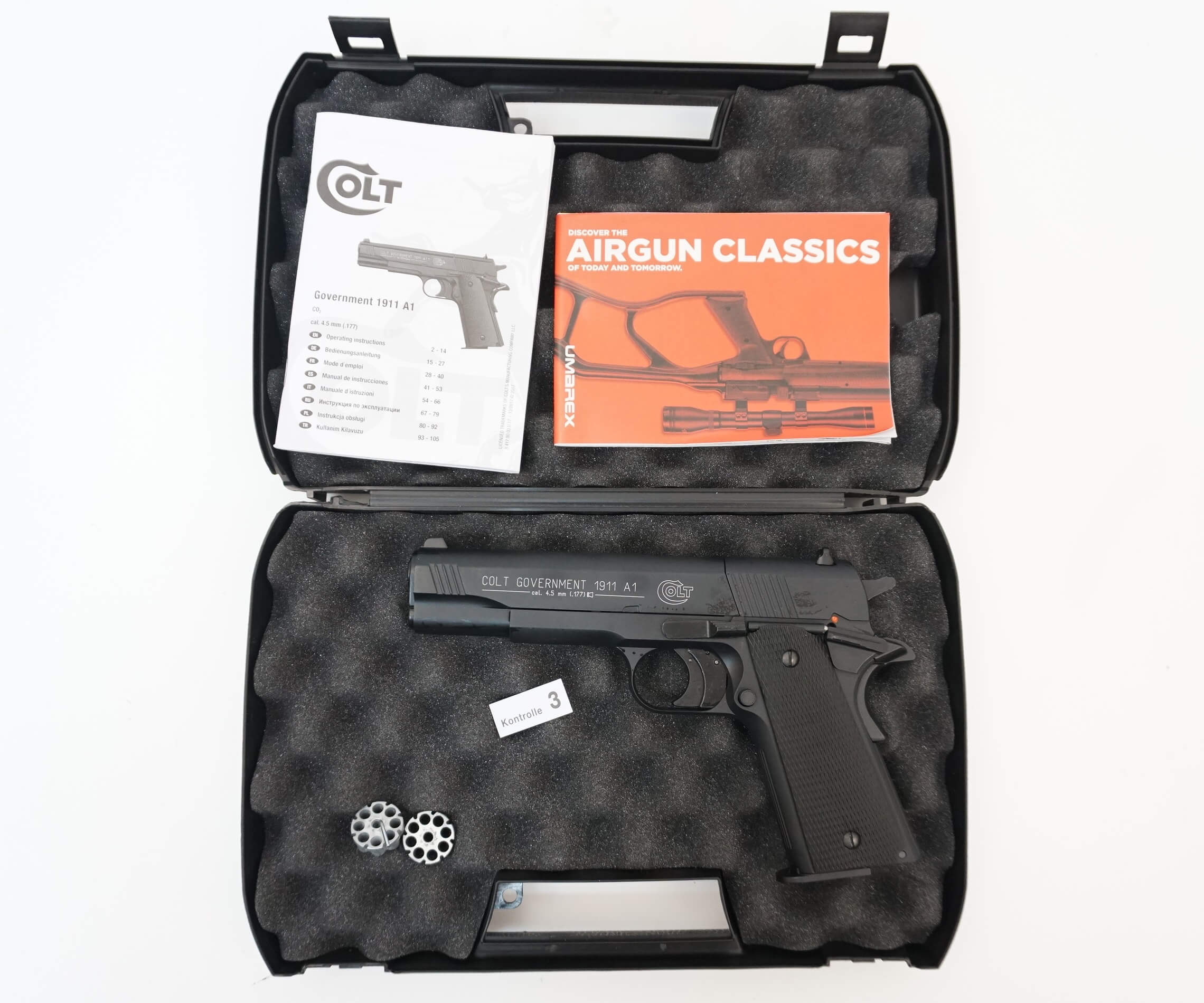 Пневматический пистолет Umarex Colt Government 1911 A1 4,5 мм