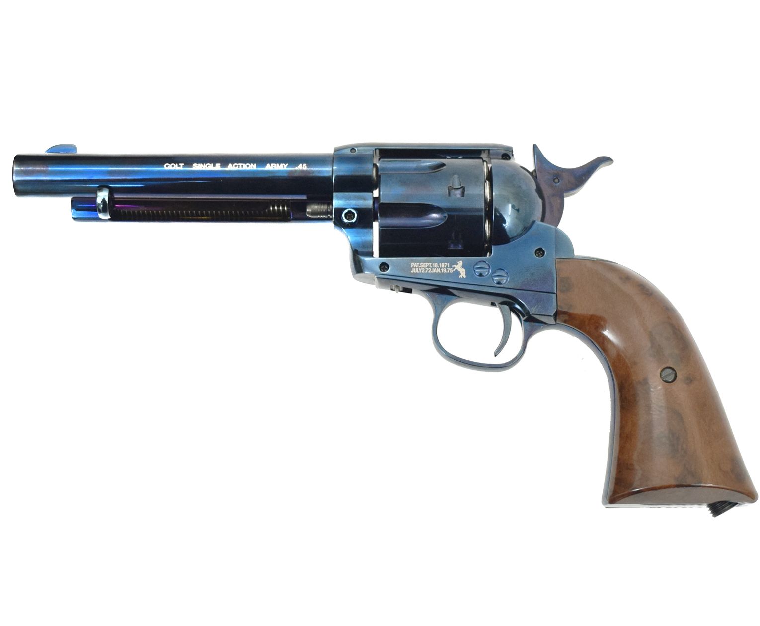 Пневматический револьвер Umarex Colt SAA .45-5,5 blue finish пулевой 4,5 мм
