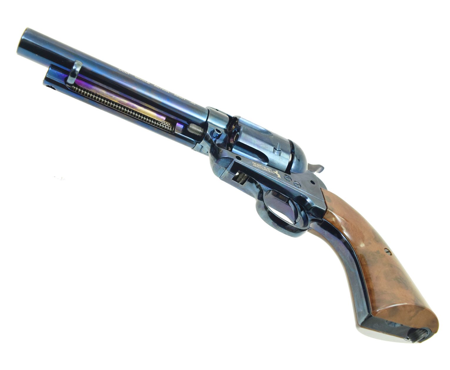 Пневматический револьвер Umarex Colt SAA .45-5,5 blue finish пулевой 4,5 мм