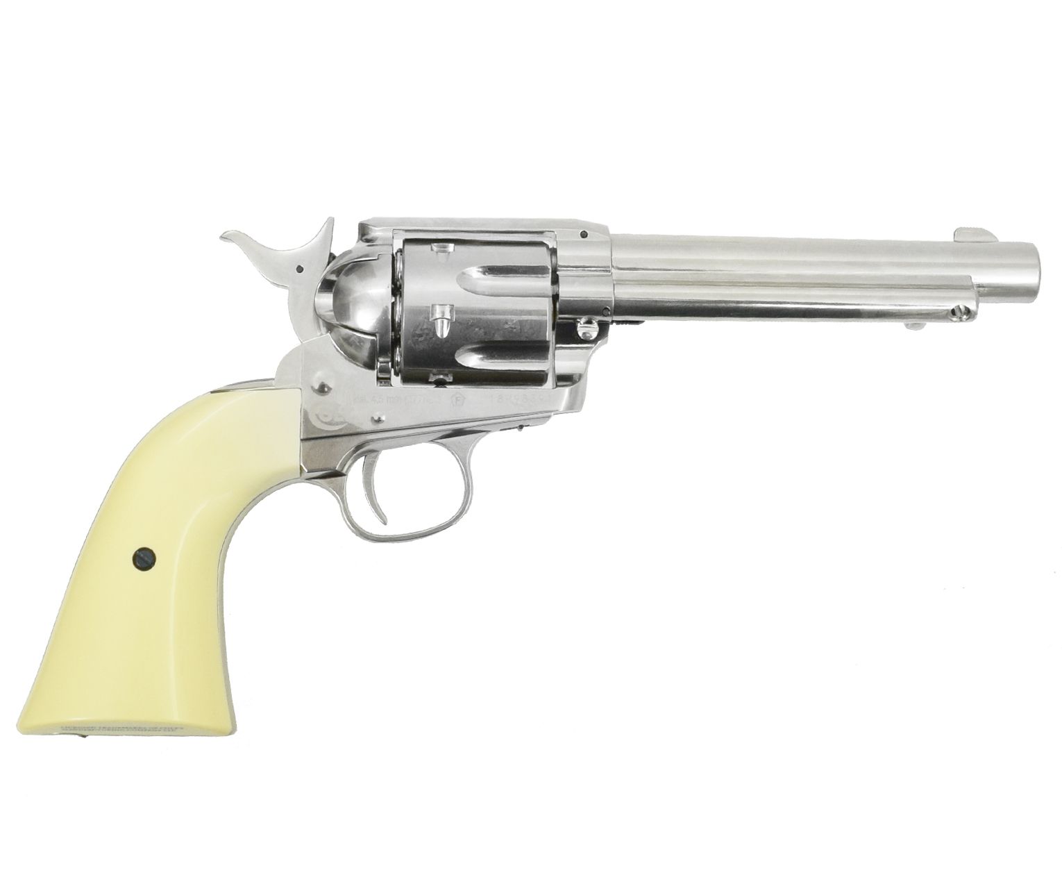 Пневматический пистолет Umarex Colt SAA .45-5,5 nickel finish пулевой 4,5 мм