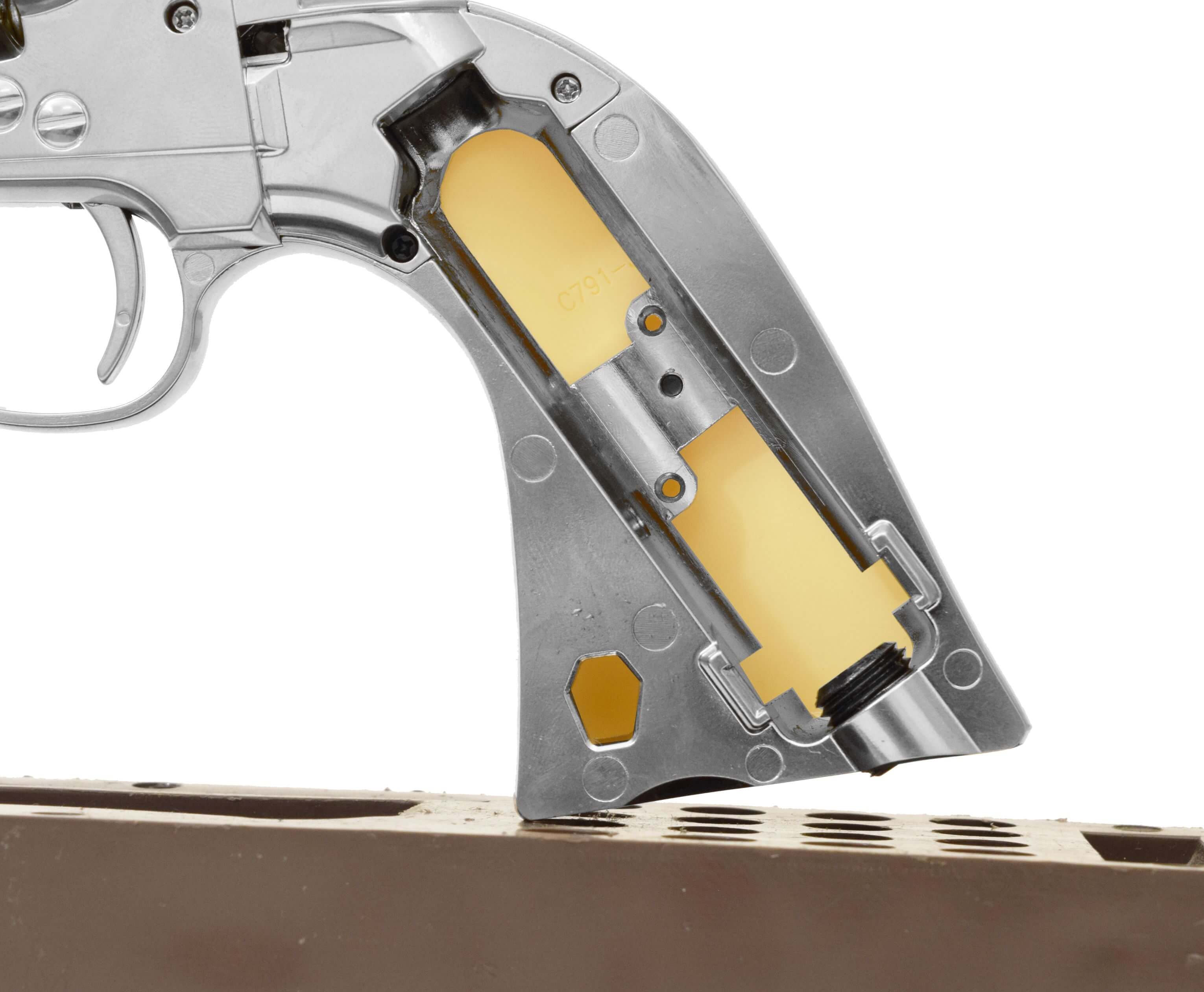Пневматический пистолет Umarex Colt Single Action Army 45 BB nickel finish 4,5 мм