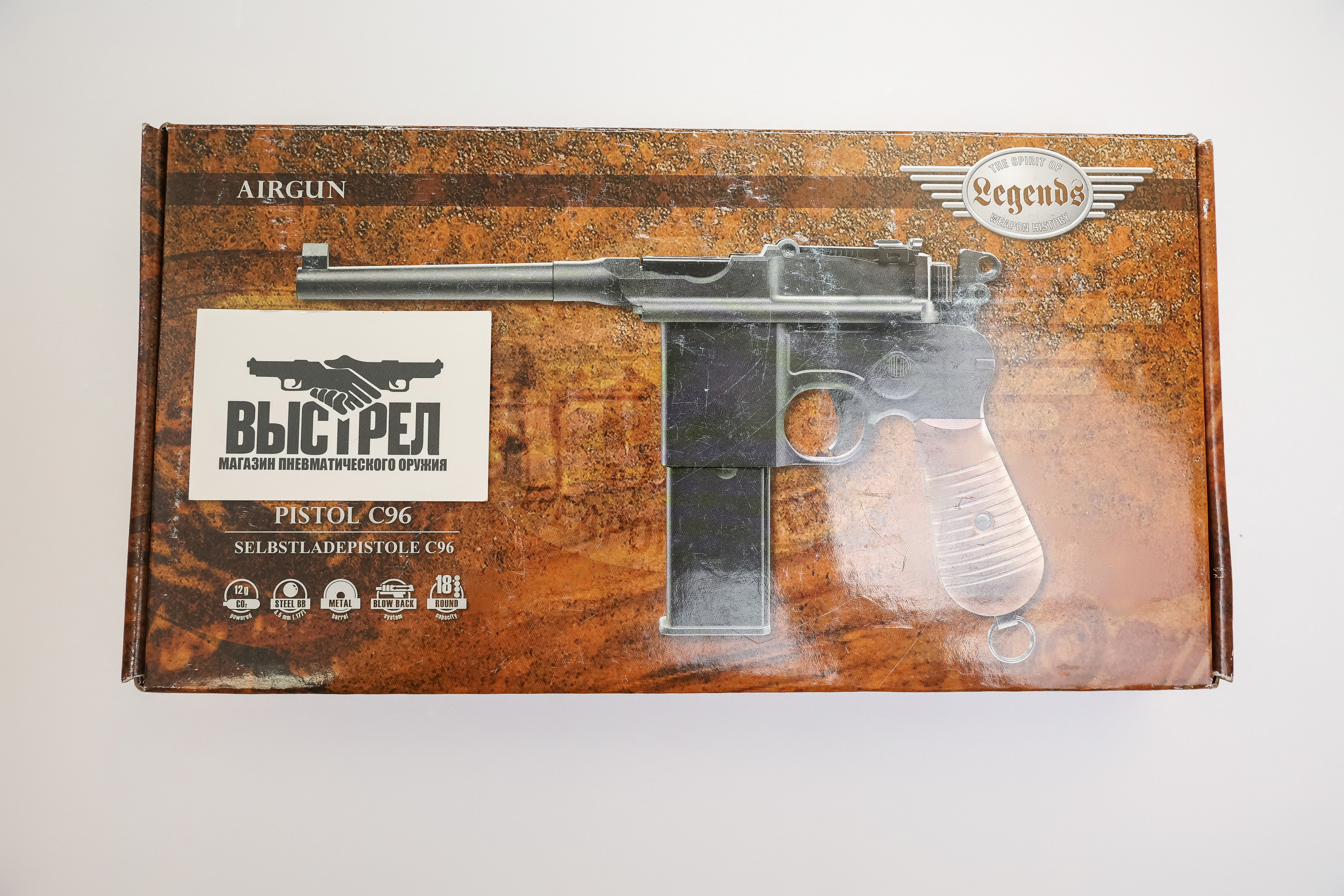 Пневматический пистолет Umarex Legends C96 4,5 мм