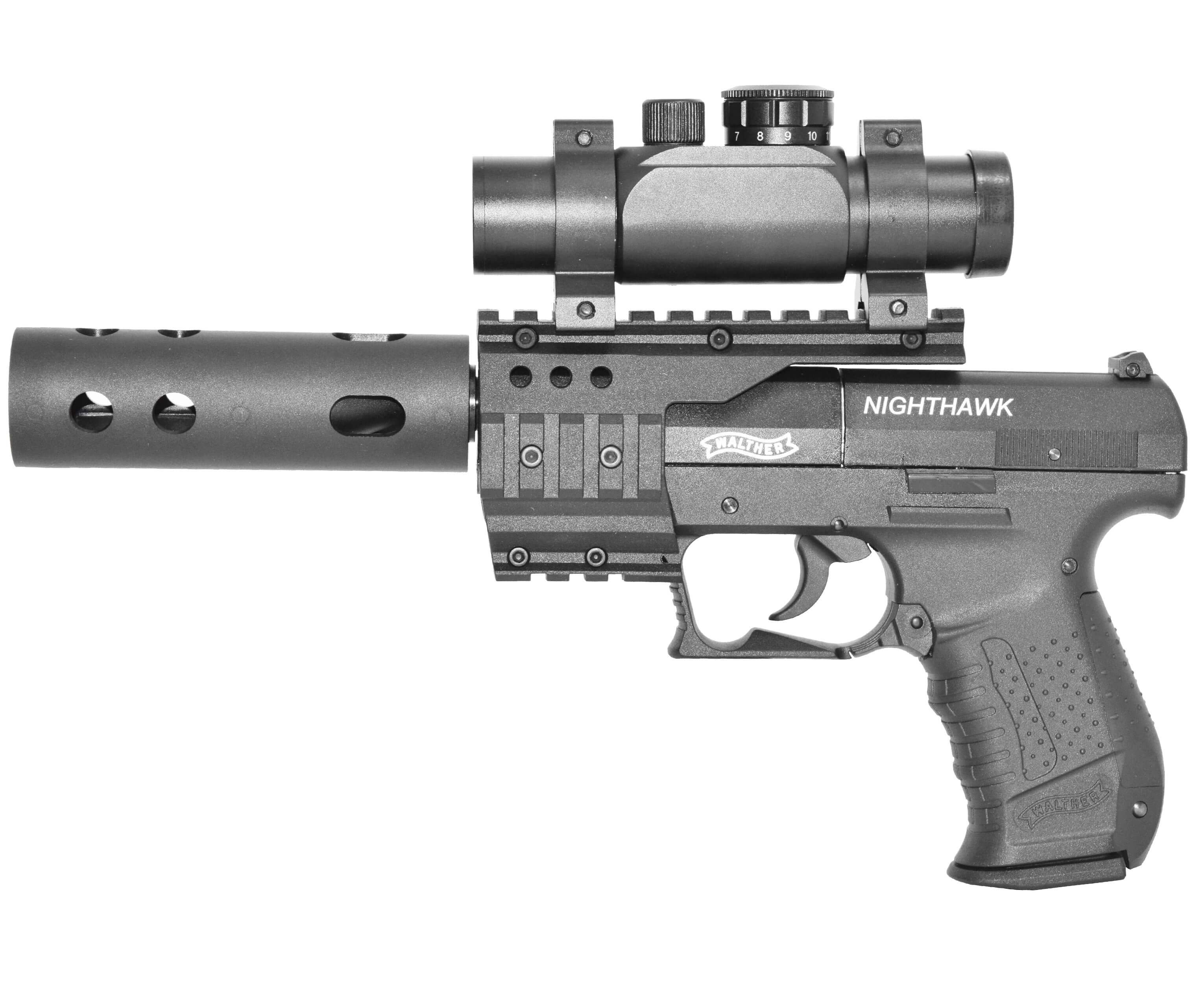 Пневматический пистолет Umarex Walther NightHawk 4,5 мм