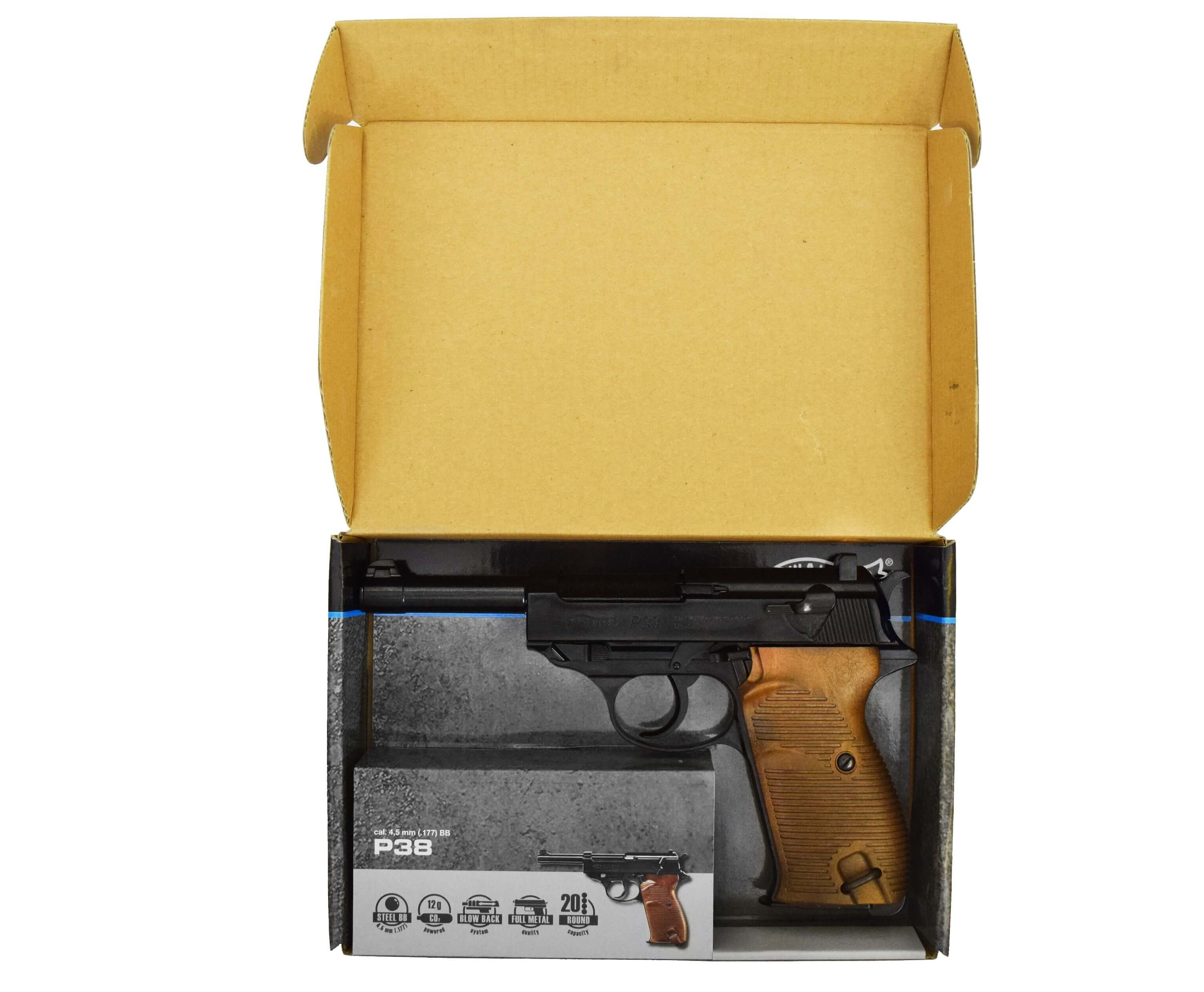 Пневматический пистолет Umarex Walther P38 4,5 мм