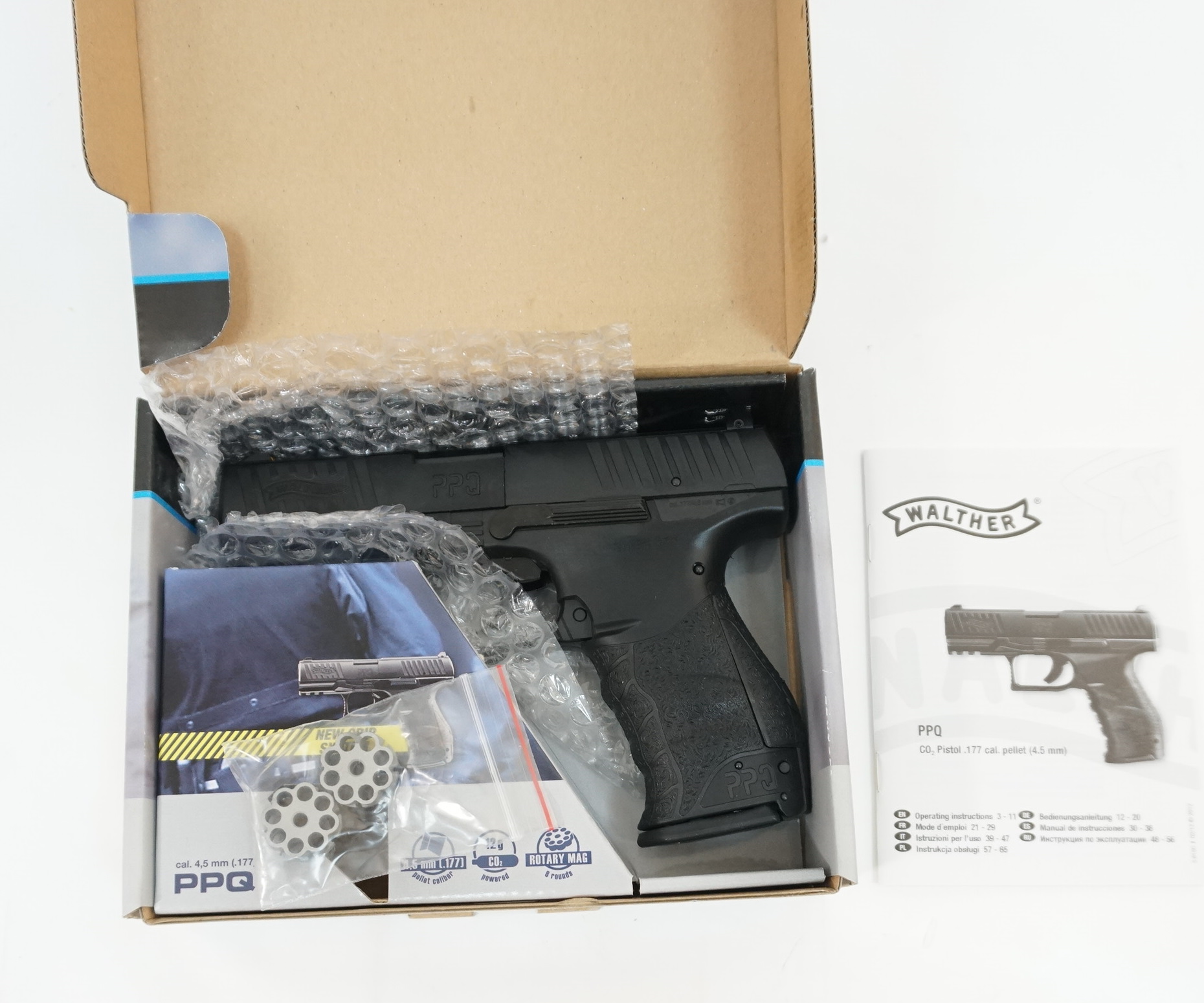 Пневматический пистолет Umarex Walther PPQ 4,5 мм