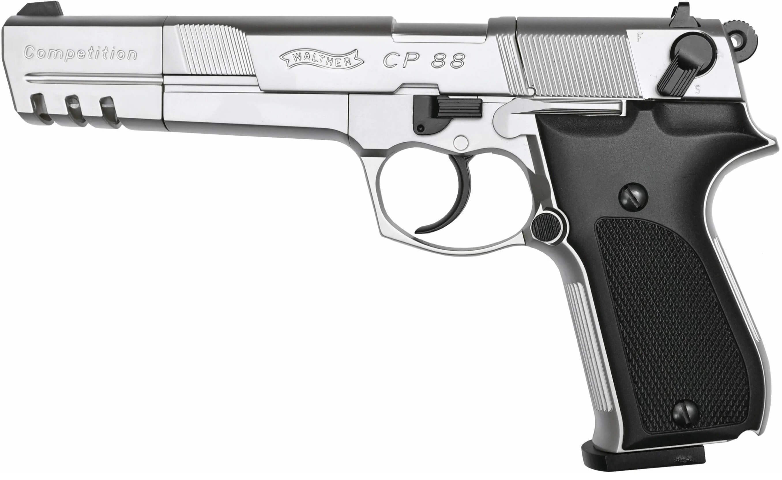Пневматический пистолет Walther CP 88 Competition (nickel) 4,5 мм 