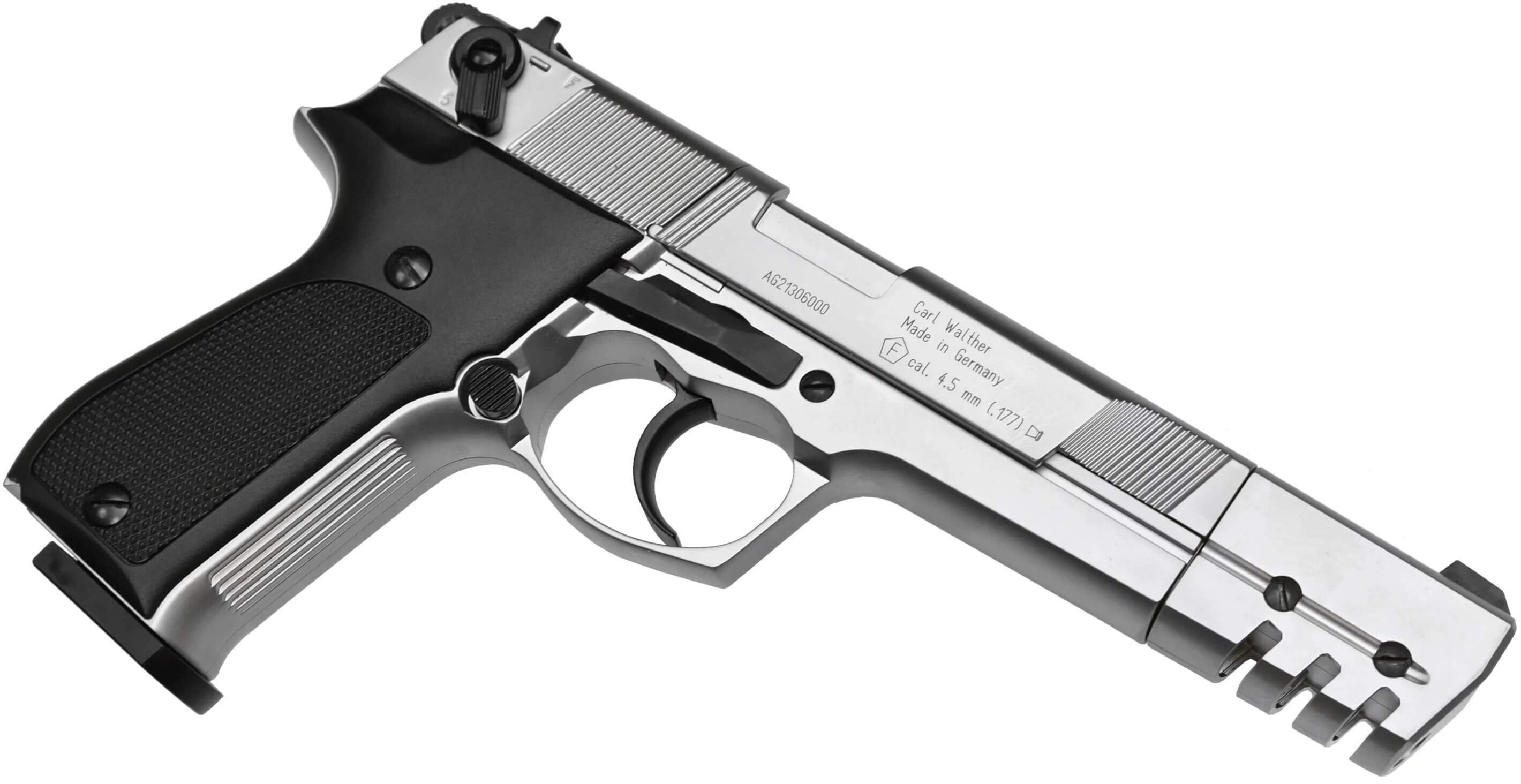 Пневматический пистолет Walther CP 88 Competition (nickel) 4,5 мм 