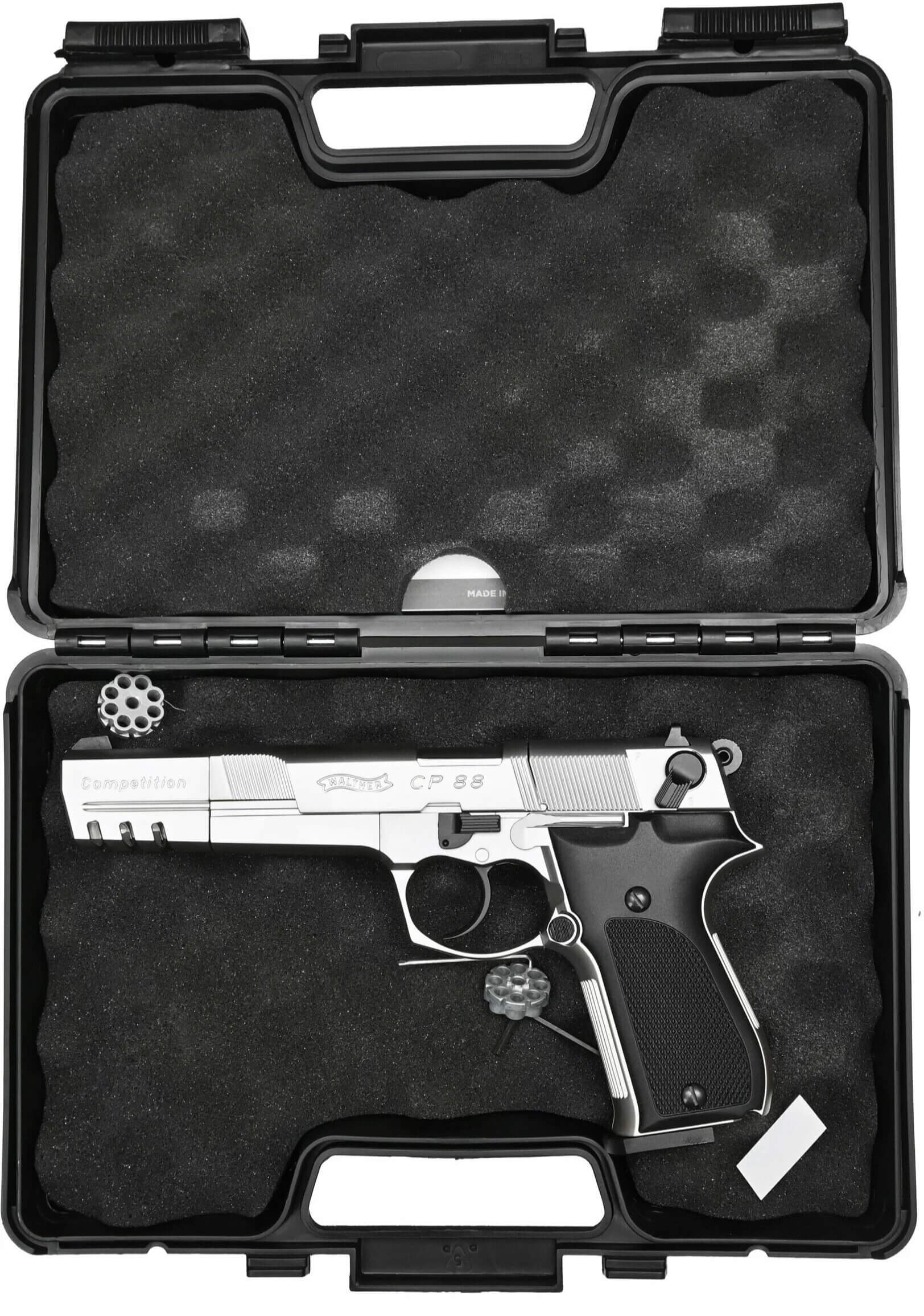 Пневматический пистолет Walther CP 88 Competition (nickel) 4,5 мм 