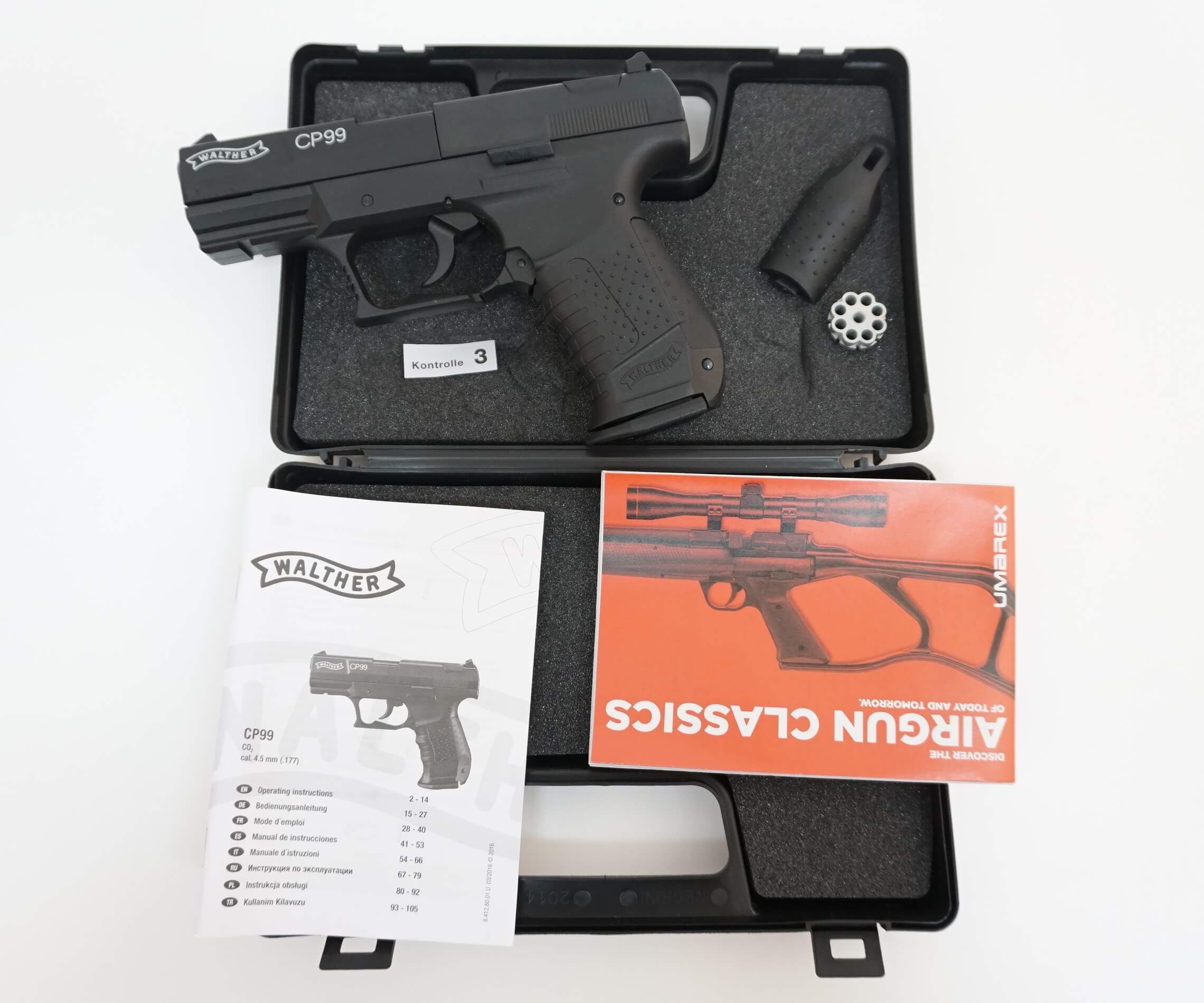 Пневматический пистолет Walther CP 99 (black) 4,5 мм