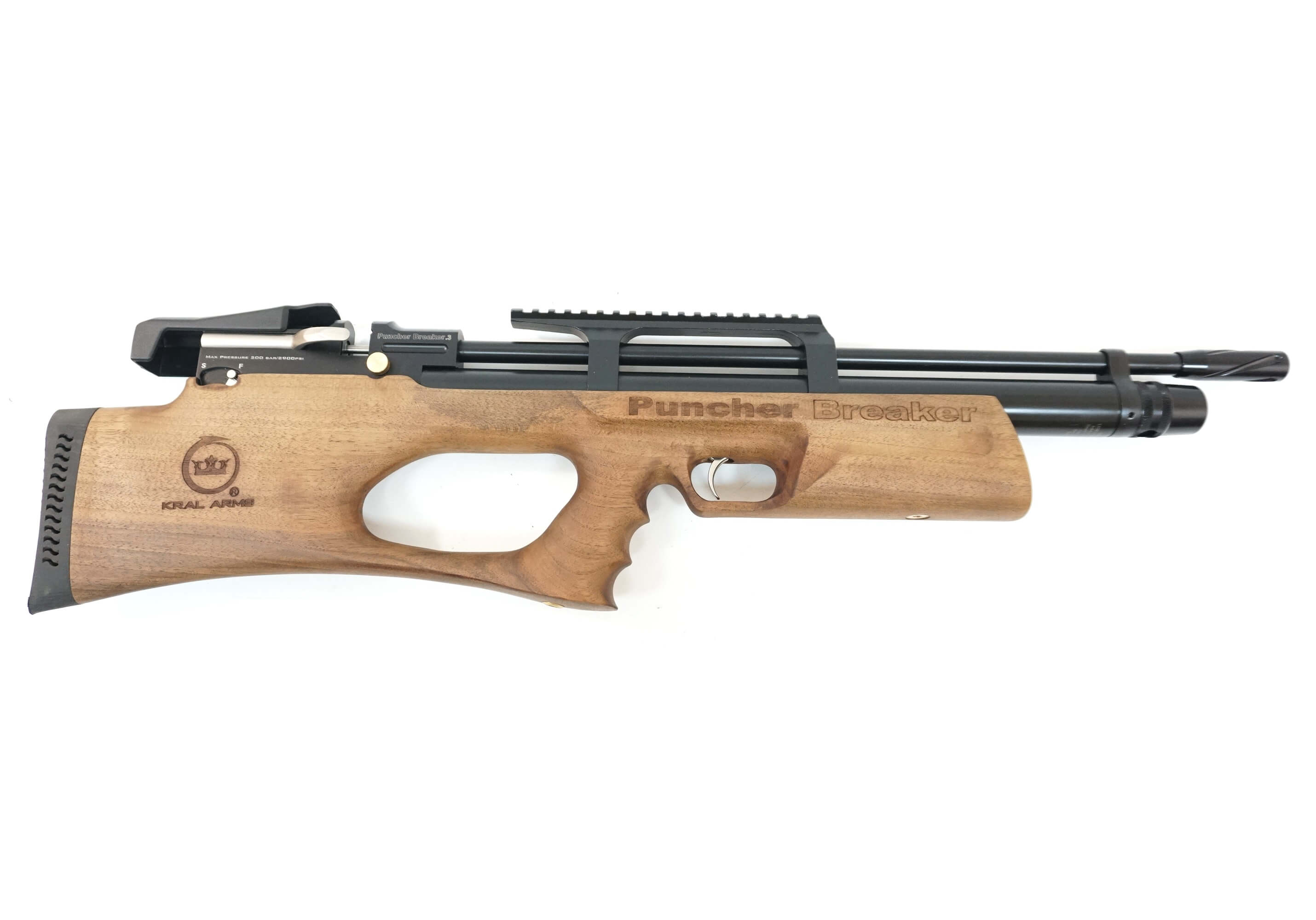 Пневматическая винтовка Kral Puncher Breaker 3W PCP 5,5 мм (дерево, PCP)