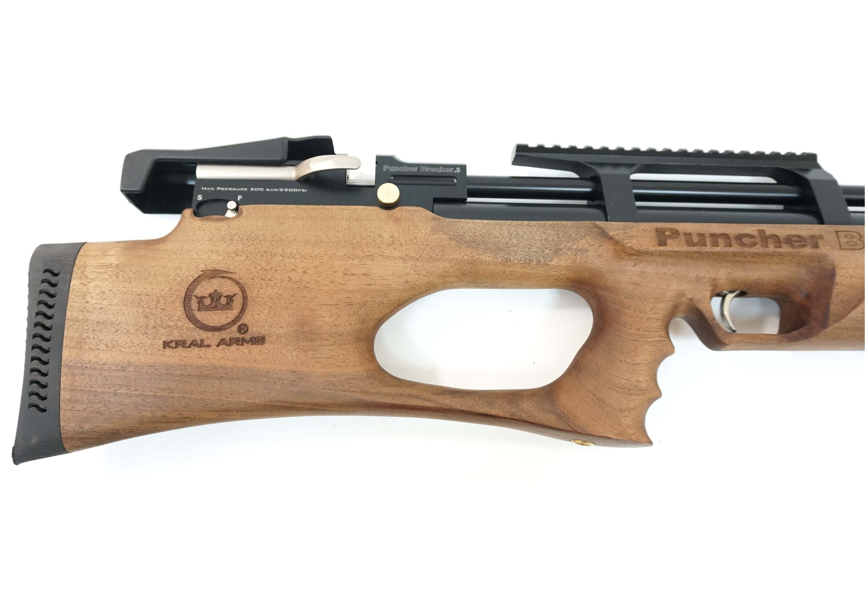 Пневматическая винтовка Kral Puncher Breaker 3W PCP 6,35 мм (дерево, PCP)