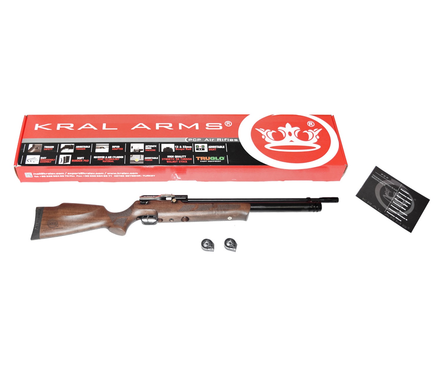 Пневматическая винтовка Kral Puncher Maxi 3W PCP 6,35 мм (дерево, PCP)