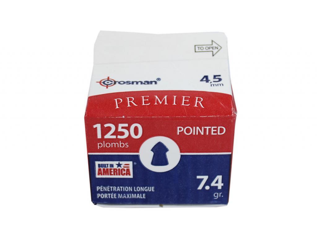 Пули для пневматики Crosman Pointed 4,5 мм 7,4 гран 1250 шт
