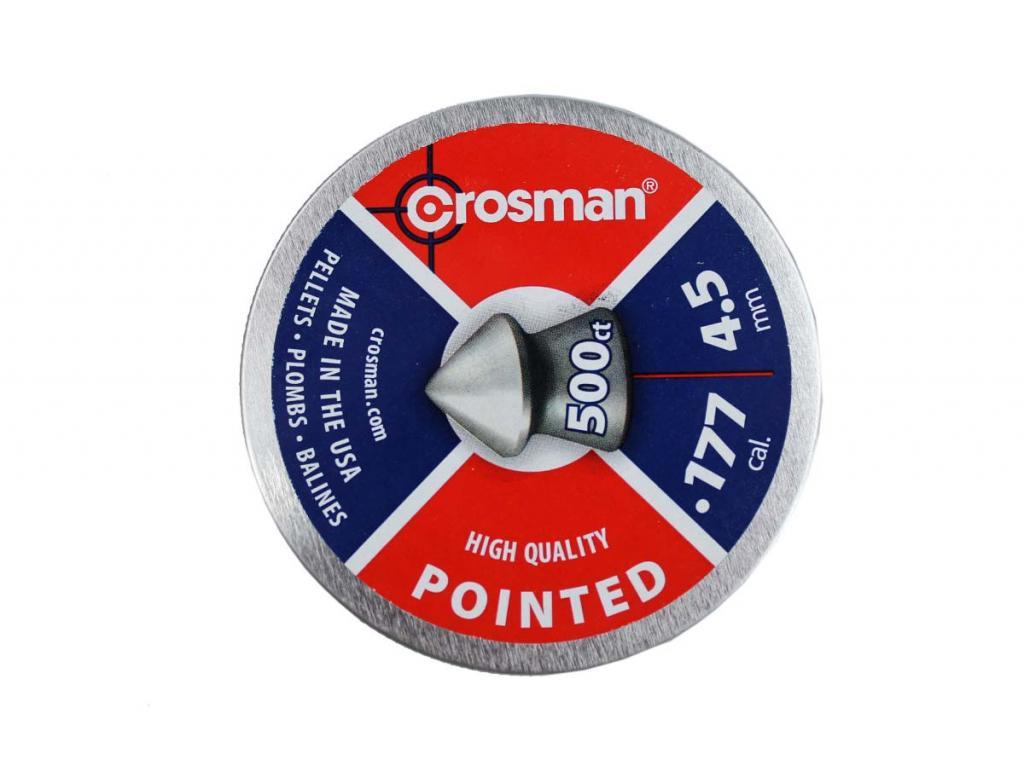 Пули для пневматики Crosman Pointed 4,5 мм 7,4 грана 500 шт