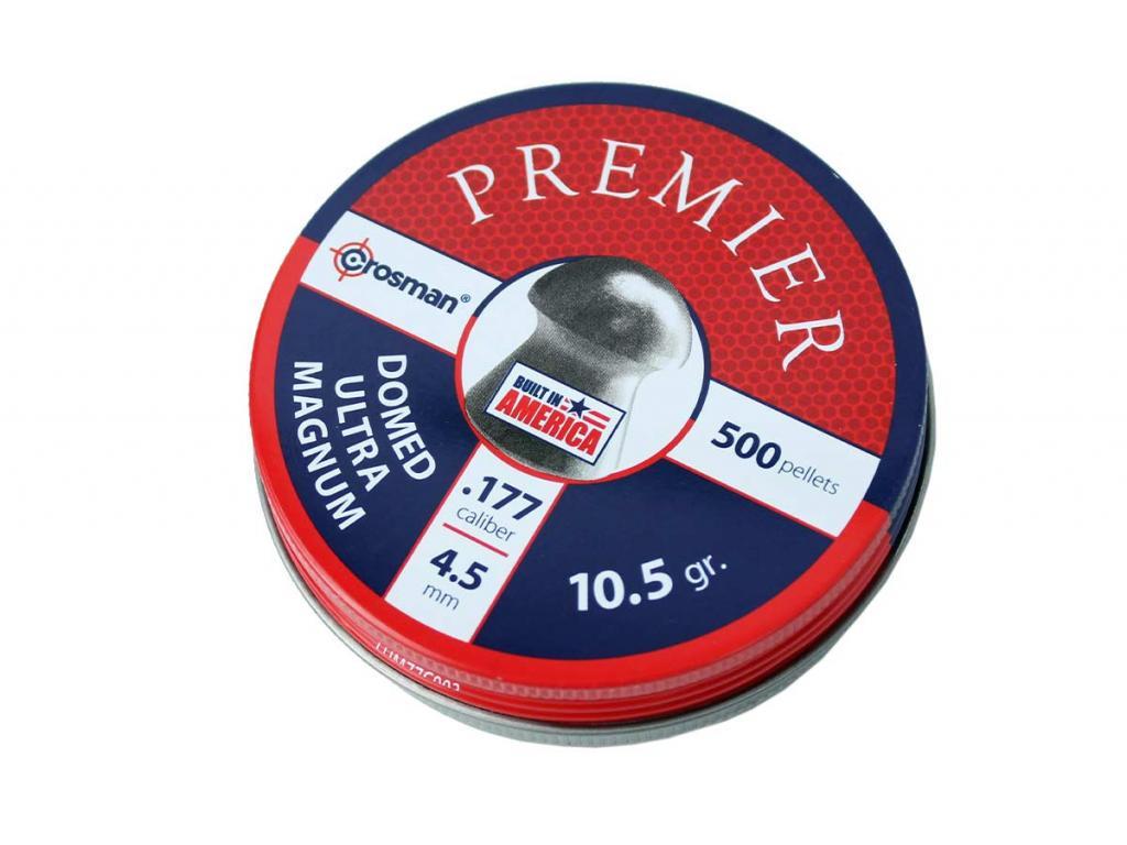 Пули для пневматики Crosman Premier Domed 4,5 мм 10,5 гран 500 шт