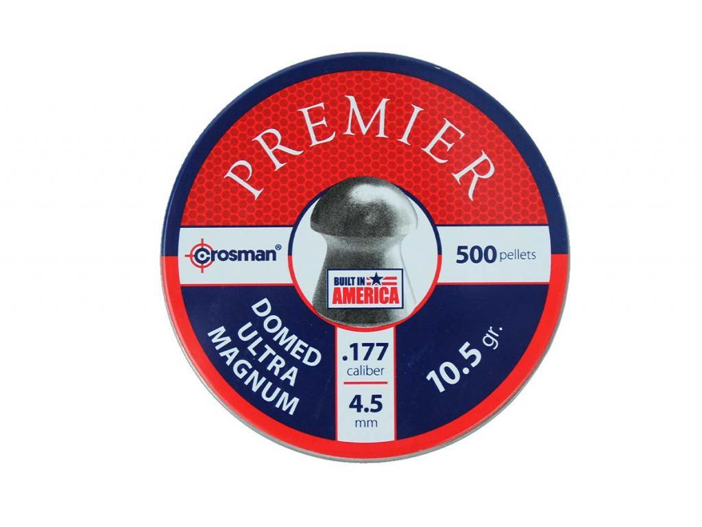 Пули для пневматики Crosman Premier Domed 4,5 мм 10,5 гран 500 шт