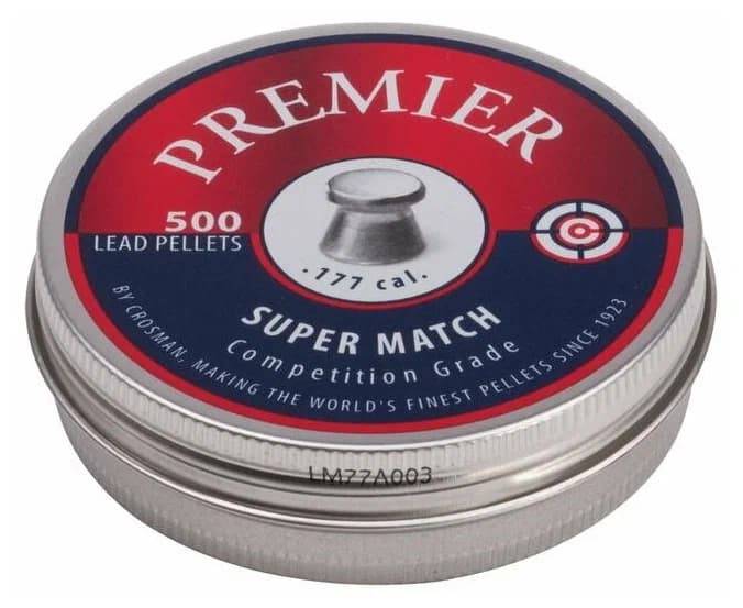 Пули для пневматики Crosman Premier Super Match 4,5 мм 7,9 гран 500 шт