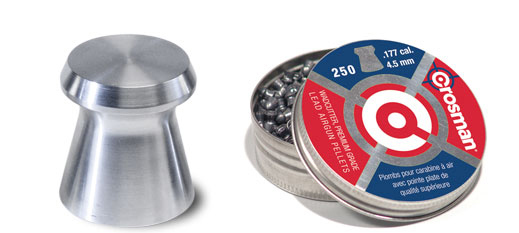 Пули для пневматики Crosman Wadcutter 4,5 мм 7,4 гран 250 шт