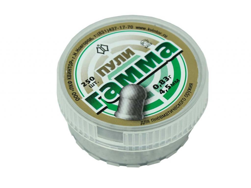 Пули для пневматики Га мма 0,83 гр 4,5 мм 250 шт