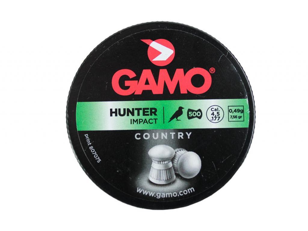 Пули для пневматики GAMO Hunter 4,5 мм 0,49 гр 500 шт