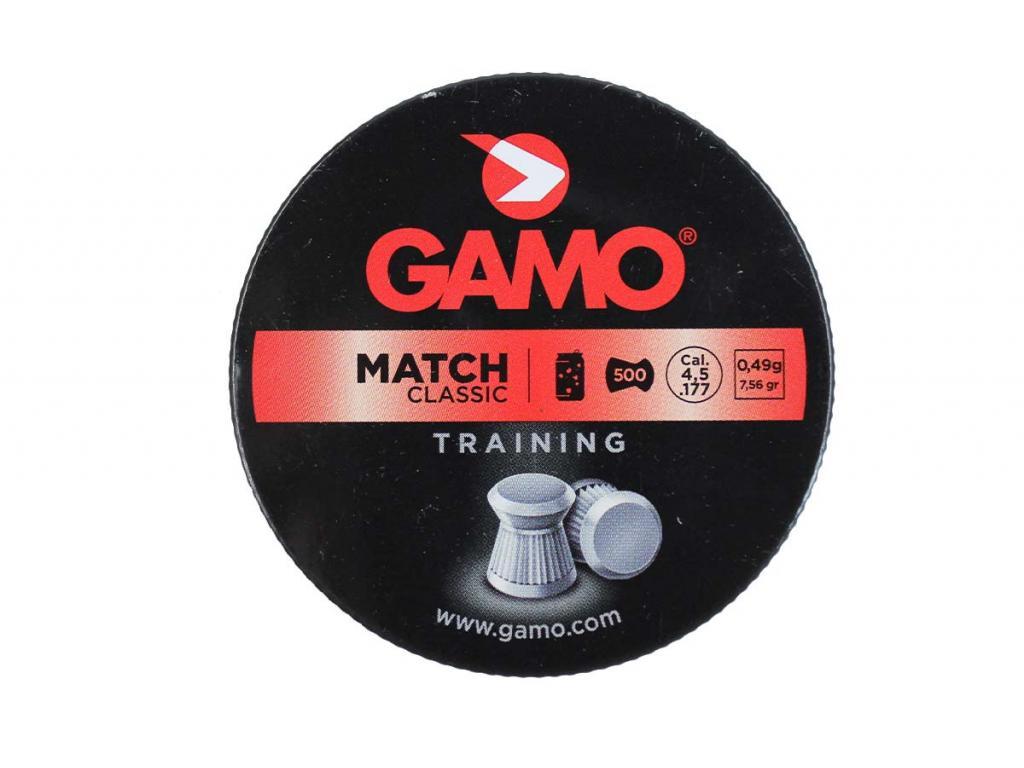 Пули для пневматики GAMO Match 4,5 мм 0,49 гр 500 шт