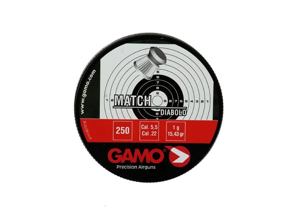 Пули для пневматики GAMO Match 5,5 мм 250 шт