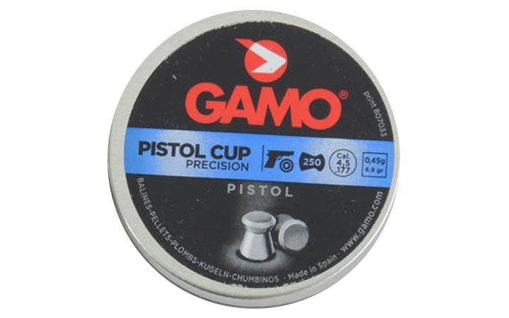 Пули для пневматики GAMO Pistol Cup 4,5 мм 0,45 гр 250 шт