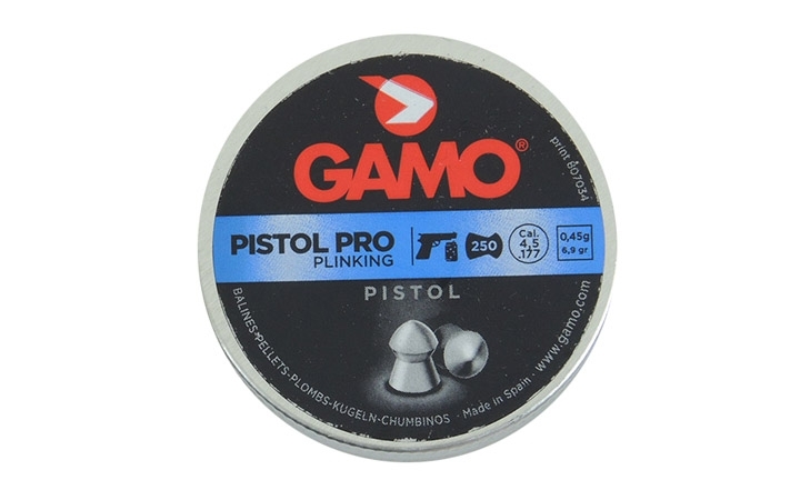 Пули для пневматики GAMO Pistol Pro 4,5 мм 0,45 гр 250 шт