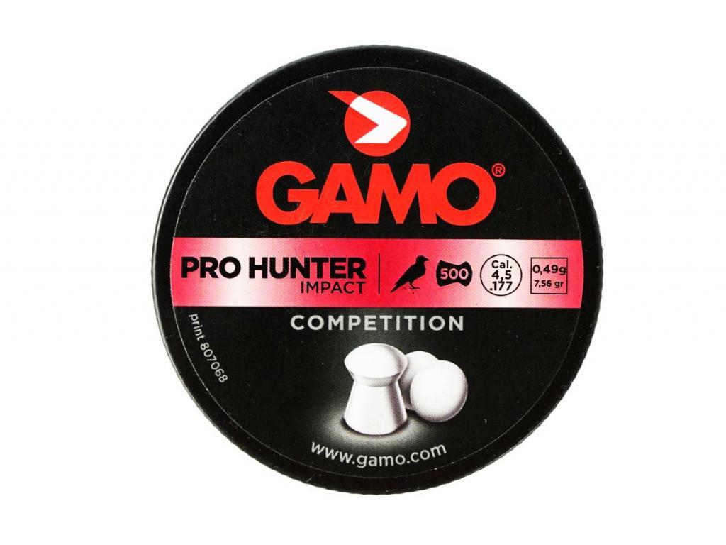 Пули для пневматики GAMO Pro Hunter 4,5 мм 0,49 гр 500 шт