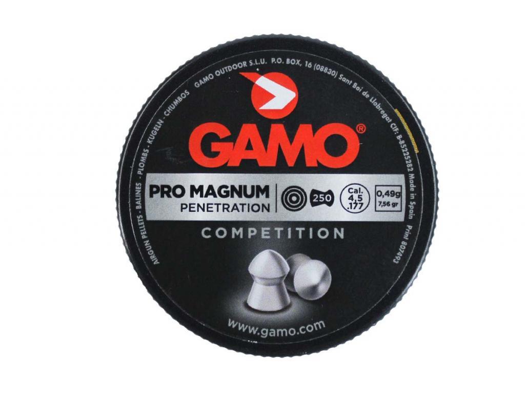 Пули для пневматики GAMO Pro-Magnum 4,5 мм 0,49 гр 250 шт