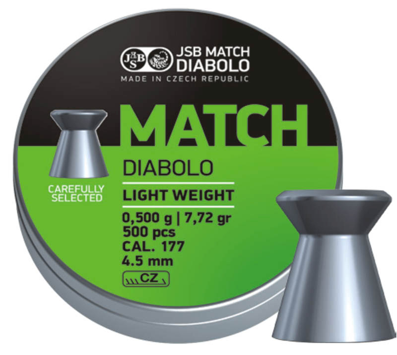 Пули для пневматики Green Match Diabolo 4,5 мм 0,47 гр 500 шт