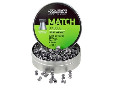 Пули для пневматики Green Match Diabolo 4,5 мм 0,47 гр 500 шт