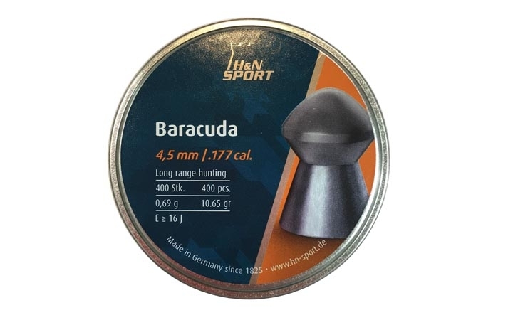 Пули для пневматики H&N Baracuda 4,5 мм 0,69 гр 400 шт