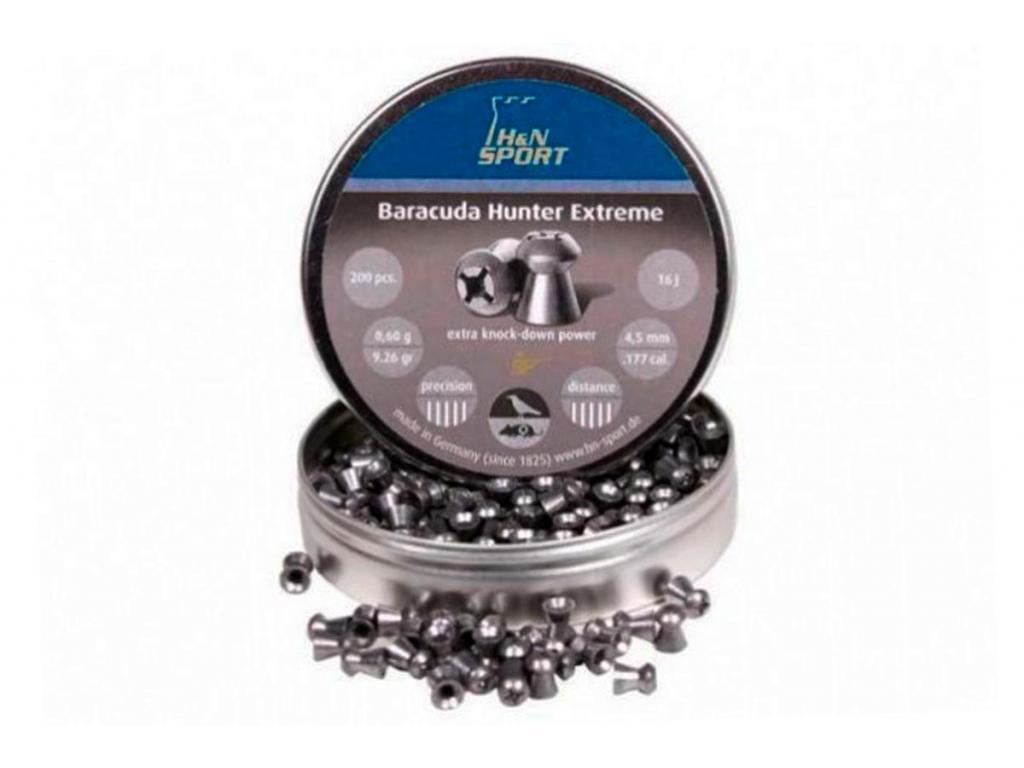 Пули для пневматики H&N Baracuda Hunter Extreme 4,5 мм 200 шт 0,60 гр