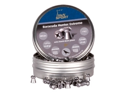 Пули для пневматики H&N Baracuda Hunter Extreme 5,5 мм 1,21 гр 200 шт