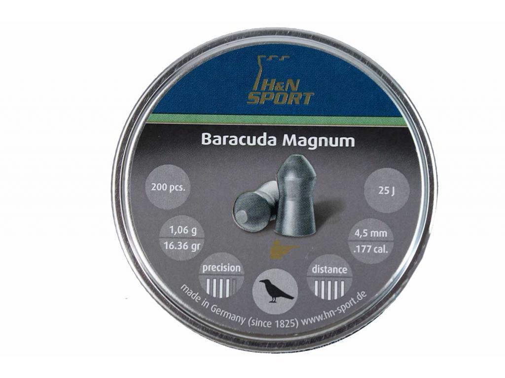 Пули для пневматики H&N Baracuda Magnum 4,5 мм 1,06 гр 200 шт