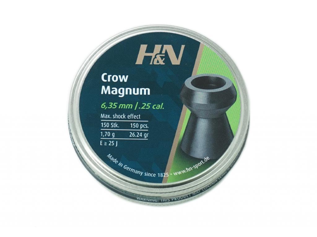 Пули для пневматики H&N Crow Magnum 6,35 мм 1,70 гр 150 шт