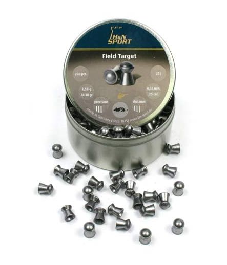 Пули для пневматики H&N Field Target 6,35 мм 1,58 гр 200 шт