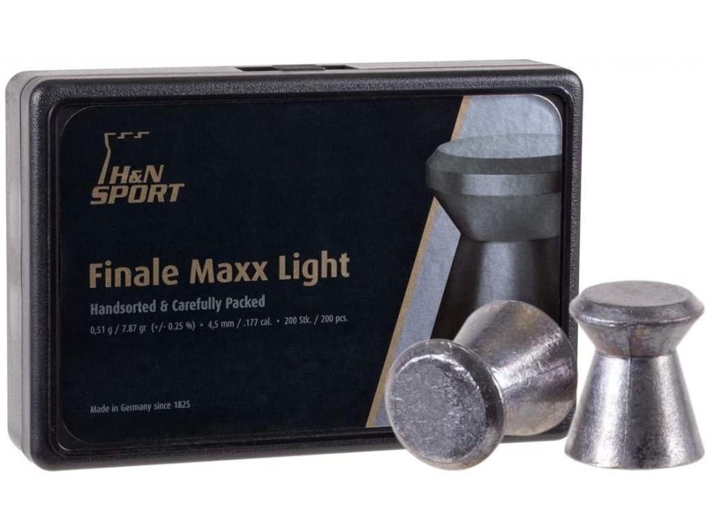 Пули для пневматики H&N Final Maxx Light 4,5 мм 0,51 гр 200 шт
